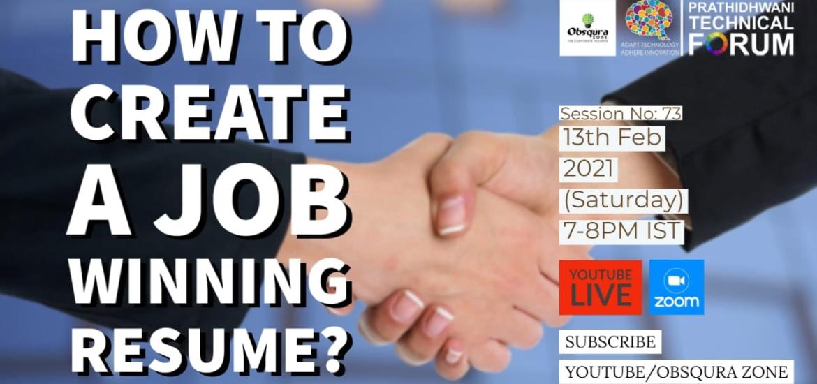 How to create a Job Winning Resume