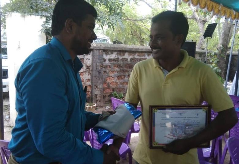Fishermen gave Onakkodi