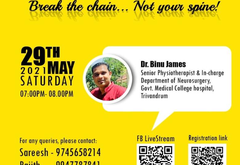 Break the chain... Not your spine!