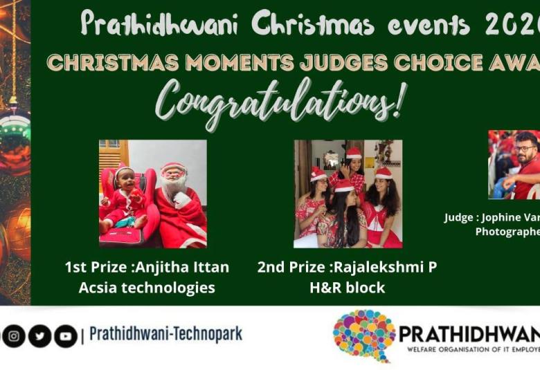 Congratulation Winners !!! -  Prathidhwani Christmas Moments 2020 Jury Awards