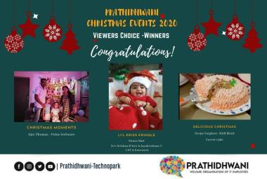 Prathidhwani Christmas Events 2020 Viewers Choice Awards