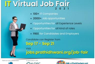 Prathidhwani's Virtual IT Job Fair 2021